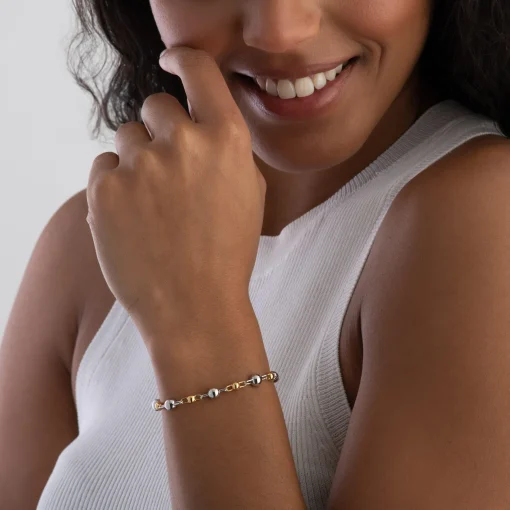 Astley Clarke Aurora 18ct Yellow Gold Vermeil and Silver Bracelet