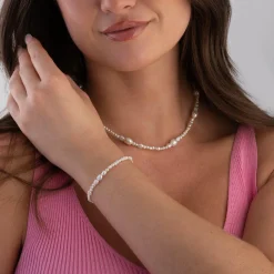 Astley Clarke Biography 18ct Yellow Gold Vermeil Mixed Freshwater Pearl Bracelet