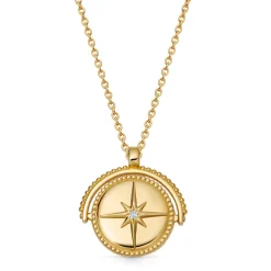 Astley Clarke 18ct Yellow Gold Vermeil Spin Locket