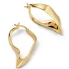 Astley Clarke Floe 18ct Yellow Gold Vermeil Hoop Earrings
