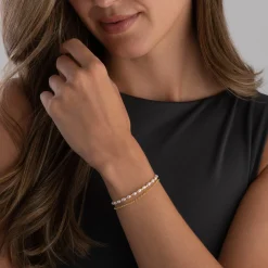 Astley Clarke Stilla 18ct Yellow Gold Vermeil White Freshwater Pearl Choker Necklace