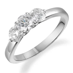 Beaverbrooks Beyond Brilliance 18ct White Gold Diamond Three Stone Ring