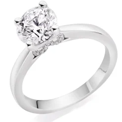 Beaverbrooks Beyond Brilliance 18ct White Gold Diamond Solitaire Ring
