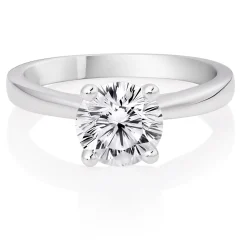 Beaverbrooks Beyond Brilliance 18ct White Gold Diamond Solitaire Ring