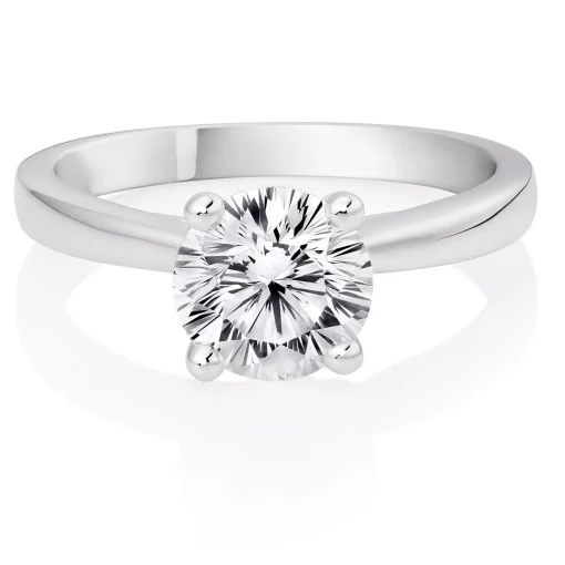 Beaverbrooks Beyond Brilliance 18ct White Gold Diamond Solitaire Ring