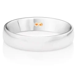 Beaverbrooks Beyond Brilliance 18ct White and Rose Gold 5mm Infinity Men's Wedding Ring