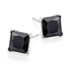 Beaverbrooks Black Cubic Zirconia Stud Earrings