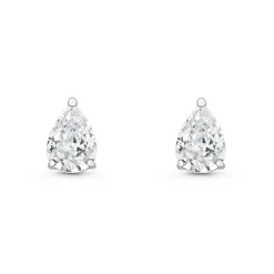 Beaverbrooks 9ct White Gold Cubic Zirconia Stud Earrings