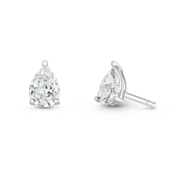 Beaverbrooks 9ct White Gold Cubic Zirconia Stud Earrings