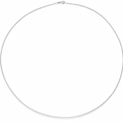 Beaverbrooks 9ct White Gold Curb Chain 50cm