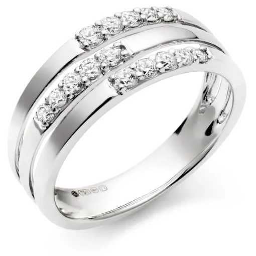 Beaverbrooks 18ct White Gold Diamond Ring