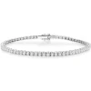 Beaverbrooks 18ct White Gold Diamond Tennis Bracelet