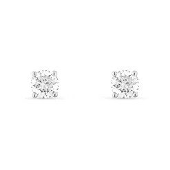 Beaverbrooks 18ct White Gold Diamond Stud Earrings