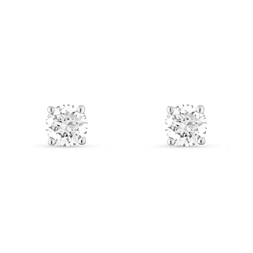 Beaverbrooks 18ct White Gold Diamond Stud Earrings
