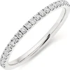 Beaverbrooks 18ct White Gold Diamond 1.5mm Ladies Wedding Ring