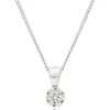 Beaverbrooks 9ct White Gold Diamond Pendant