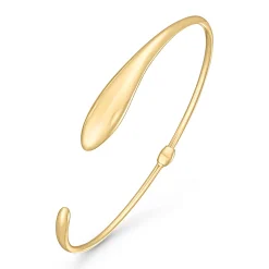 Beaverbrooks 9ct Yellow Gold Torque Bangle