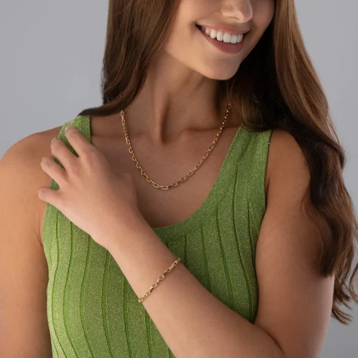 Beaverbrooks 9ct Yellow Gold Bracelet