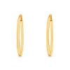 Beaverbrooks 9ct Yellow Gold 15mm Hoop Earrings