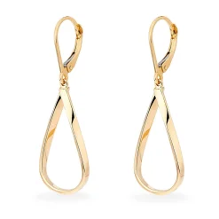 Beaverbrooks 9ct Yellow Gold Drop Earrings