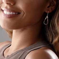 Beaverbrooks 9ct Yellow Gold Drop Earrings