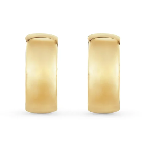 Beaverbrooks 9ct Yellow Gold Hoop Earrings