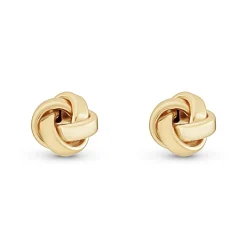 Beaverbrooks 9ct Yellow Gold Knot Stud Earrings