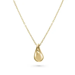 Beaverbrooks 9ct Yellow Gold Teardrop Necklace