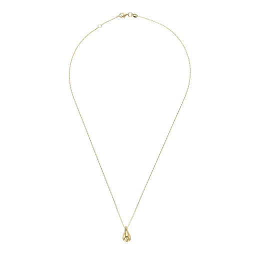 Beaverbrooks 9ct Yellow Gold Teardrop Necklace