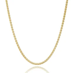 Beaverbrooks 9ct Yellow Gold Spiga Chain