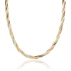 Beaverbrooks 9ct Yellow Gold, White Gold and Rose Gold Necklace