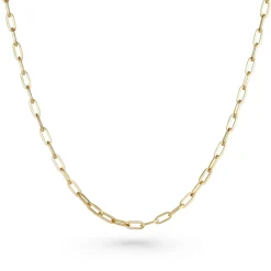 Beaverbrooks 9ct Yellow Gold Paperchain Necklace