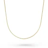 Beaverbrooks 9ct yellow Gold Adjustable Spiga Necklace