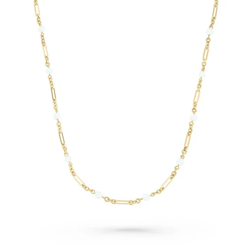 Beaverbrooks 9ct Yellow Gold Freshwater Pearl Necklace