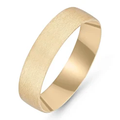 Beaverbrooks 9ct Yellow Gold 5mm Men’s Wedding Ring