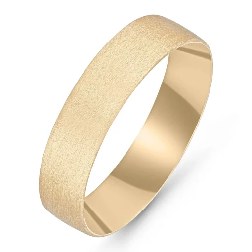 Beaverbrooks 9ct Yellow Gold 5mm Men’s Wedding Ring
