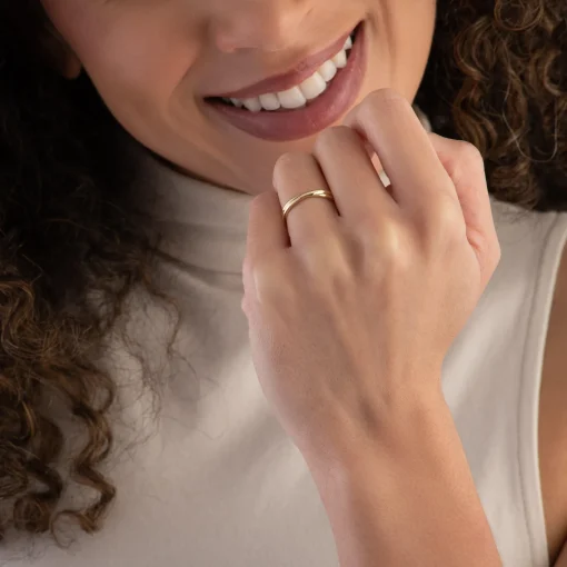 Beaverbrooks 18ct Yellow Gold 3mm Ring