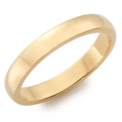 Beaverbrooks 18ct Yellow Gold Court Wedding Ring