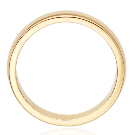 Beaverbrooks 18ct Yellow Gold Court Wedding Ring