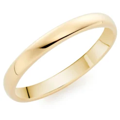 Beaverbrooks 18ct Yellow Gold 2.5mm Ladies Wedding Ring
