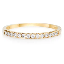 Beaverbrooks 18ct Yellow Gold Diamond 1.5mm Ladies Wedding Ring