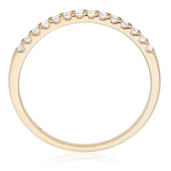 Beaverbrooks 18ct Yellow Gold Diamond 1.5mm Ladies Wedding Ring