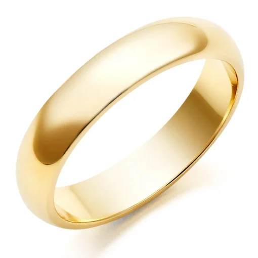 Beaverbrooks 18ct Yellow Gold 4mm Wedding Ring