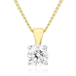Beaverbrooks 18ct Yellow Gold Diamond Pendant