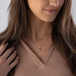 Beaverbrooks 18ct Yellow Gold Diamond Pendant