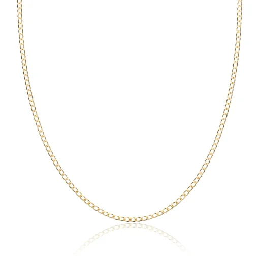 Beaverbrooks 9ct Yellow Gold Curb Chain