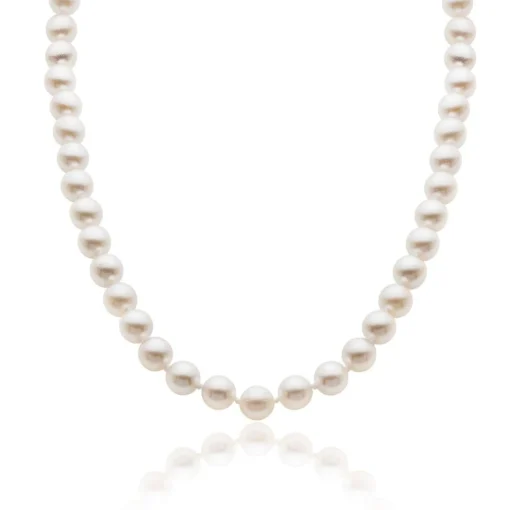 Beaverbrooks 18ct Yellow Gold Akoya Pearl Necklace
