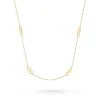 Beaverbrooks 9ct Yellow Gold Freshwater Cultured Pearl Infinity Necklace