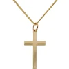 Beaverbrooks 9ct Yellow Gold Cross Pendant
