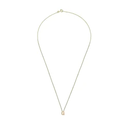Beaverbrooks 9ct Yellow Gold Diamond Initial G Pendant
